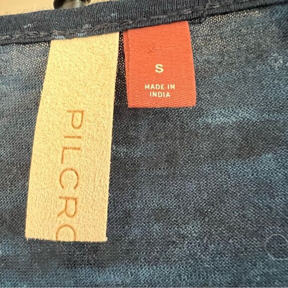 Anthropologie Pilcro Art to Wear Orchid Embroidered Whimsi Cottagecore Blouse S - Picture 6 of 13